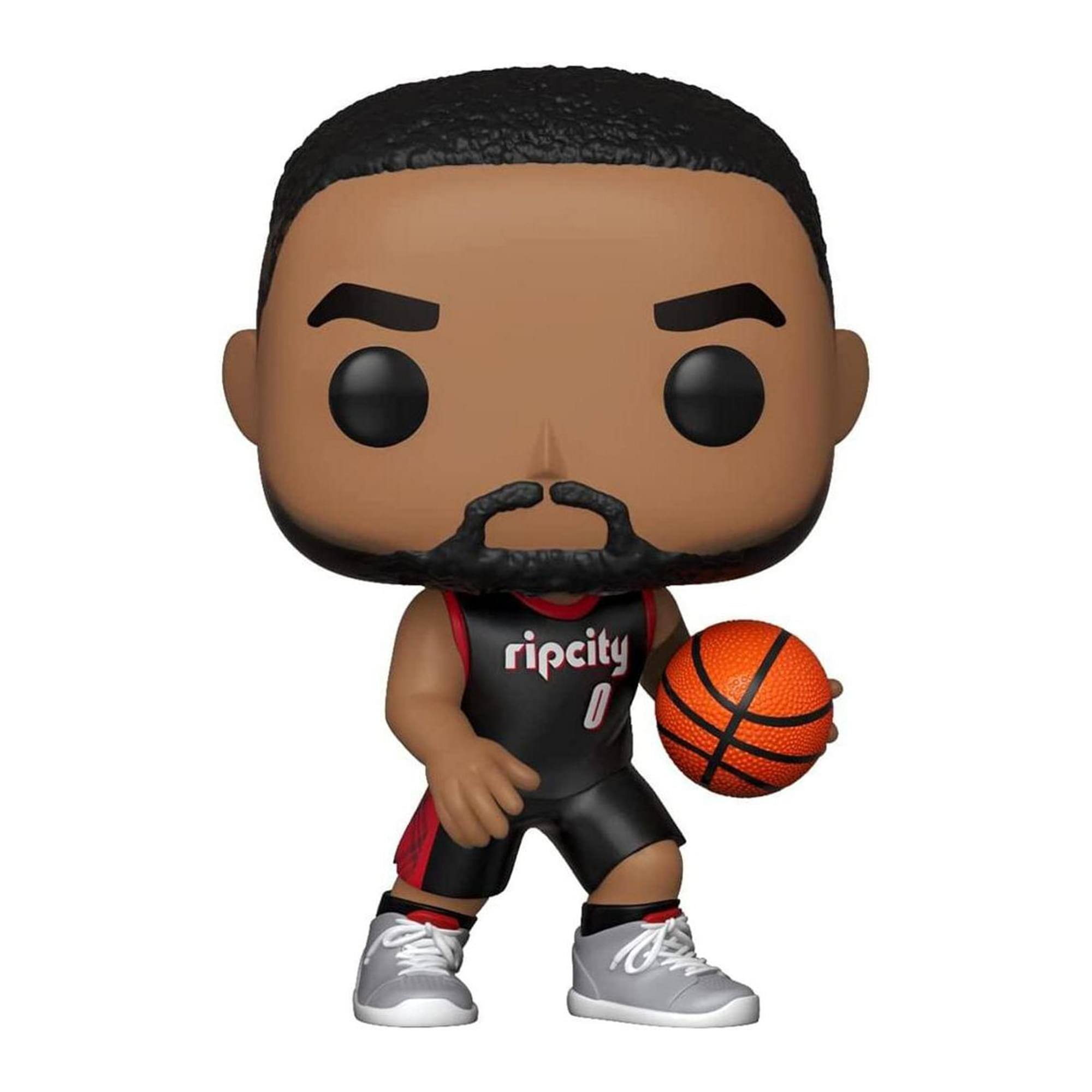 Alt View 10. Funko - Portland Trail Blazers NBA Funko POP Vinyl Figure | Damian Lillard - Black.