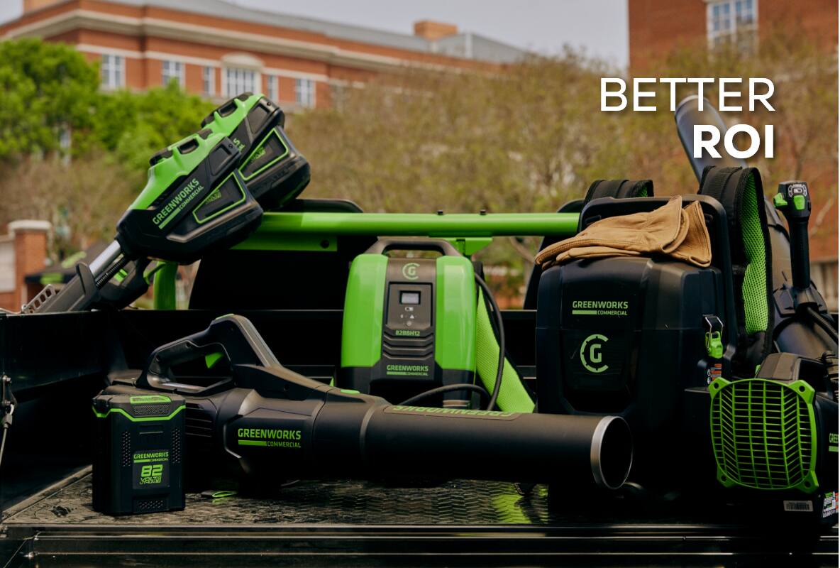GREENWORKS COMMERCIAL  
BETTER ROI  
GREENWORKS COMMERCIAL 8288H12  
GREENWORKS - 82  
JOESANG  
GREENWORKS COMMERCIAL