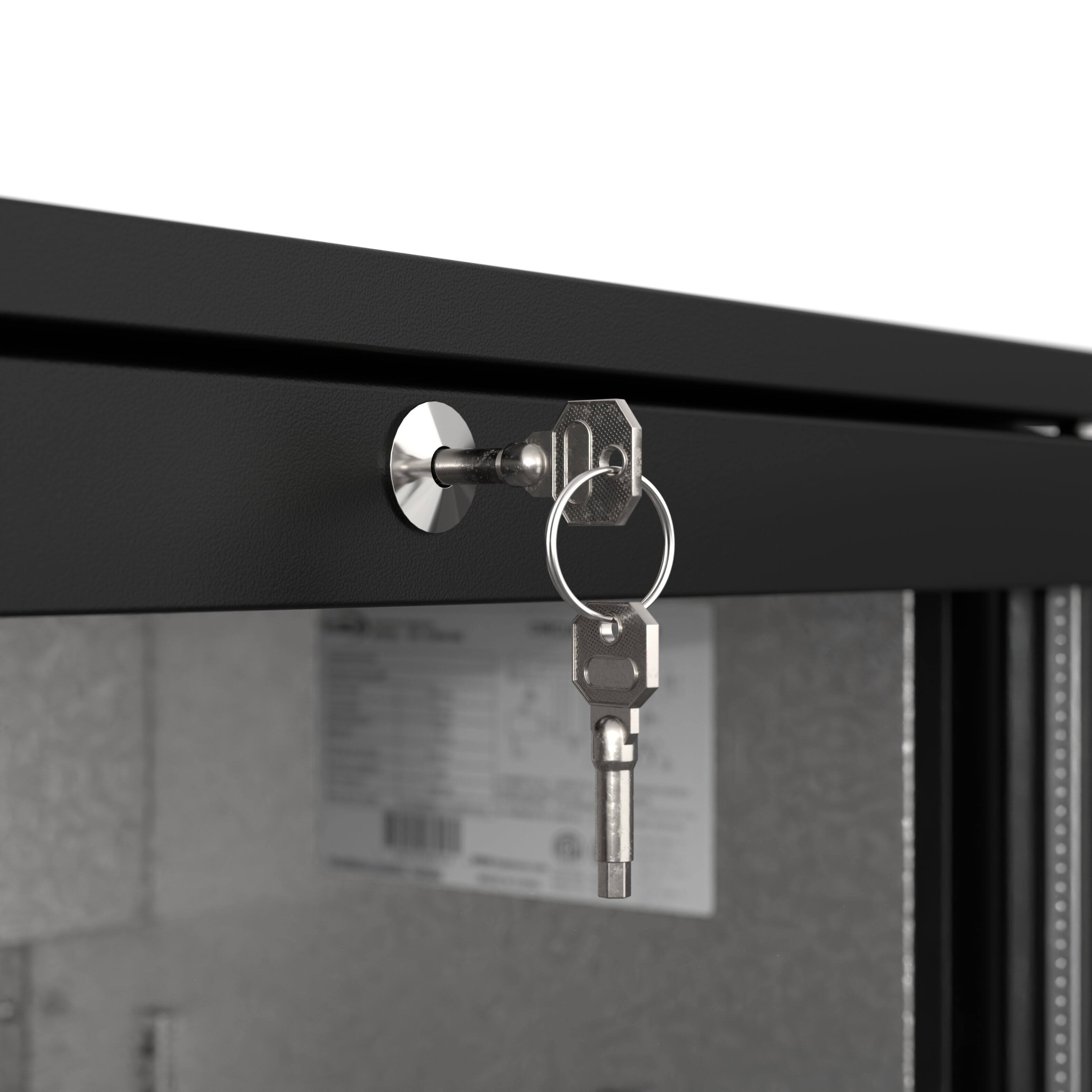 Alt View 10. Koolmore - 24 in. One-Door Back Bar Refrigerator - 4.1 Cu Ft. BC-1DSW-BK - Black.