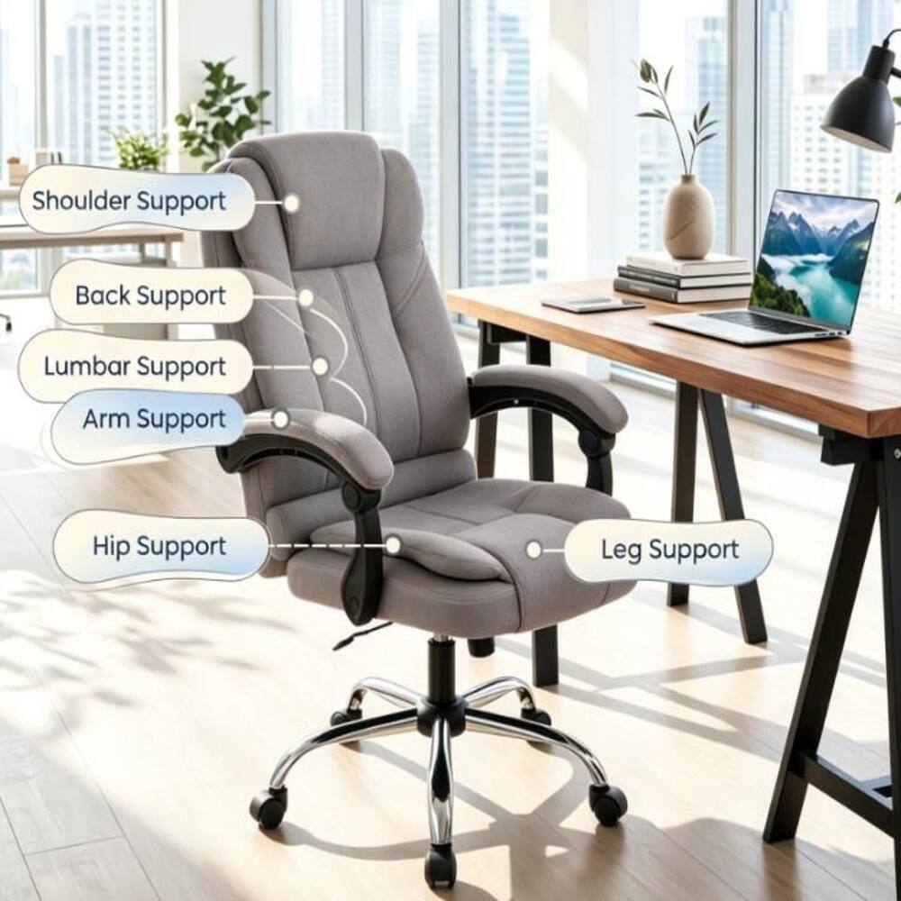 Shoulder Support  
Back Support  
Lumbar Support  
Arm Support  
Hip Support  
Leg Support