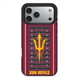 Keyscaper - NCAA - Arizona State Sun Devils Personalized Bump Case with 8.2ft Drop Protection - 15 - Multicolor