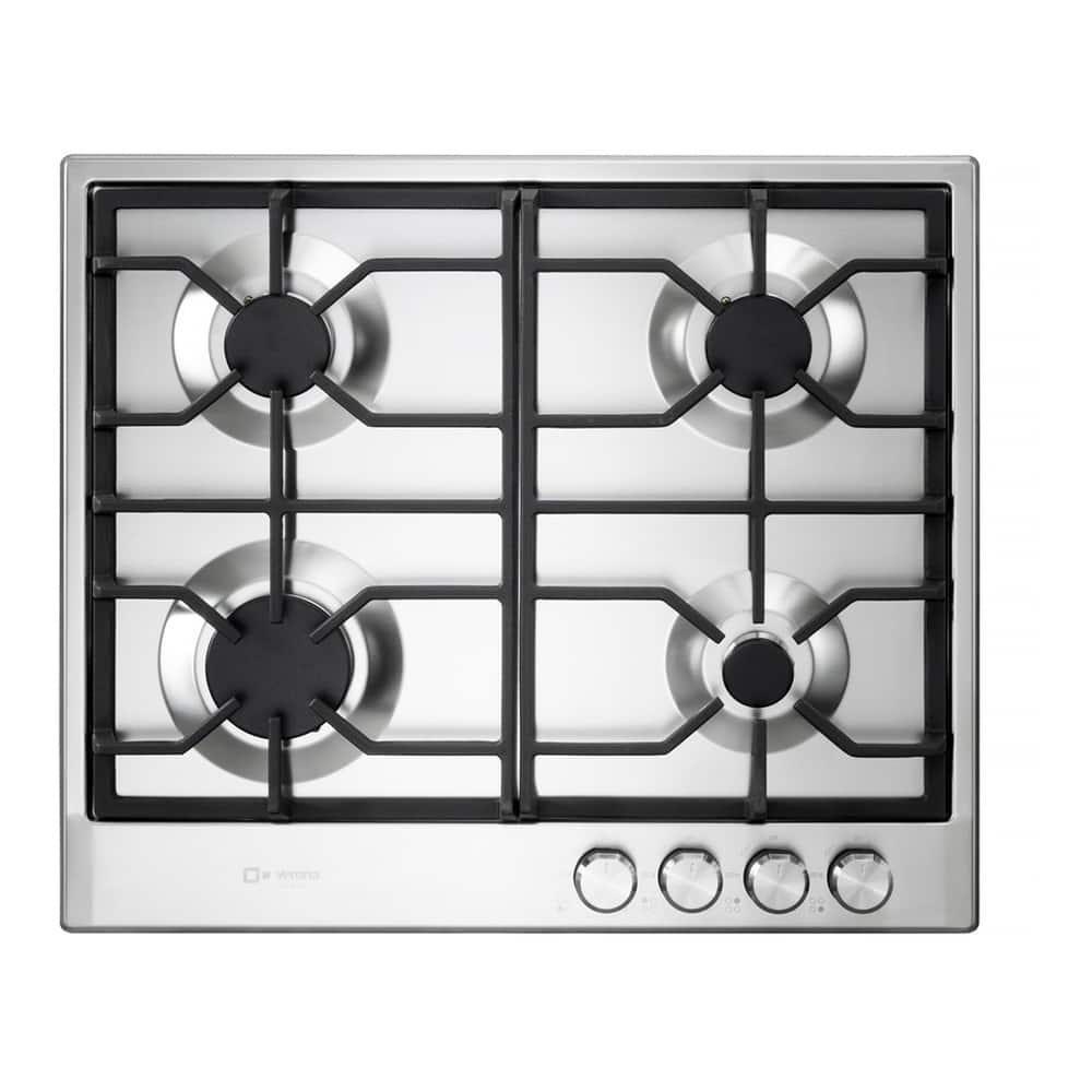 Verona - 24" Designer Gas Cooktop with 4 Sealed Burners in Stainless Steel - Stainless Steel