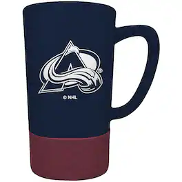 Great American Products - Colorado Avalanche Team Logo 16oz. Laser Etched Jump Mug - Multicolor