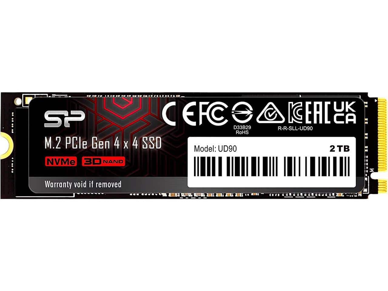Silicon Power - 2TB UD90 NVMe 4.0 Gen4 PCIe M.2 SSD R/W up to 5,000/4,800 MB/s price history on PriceWatchPro