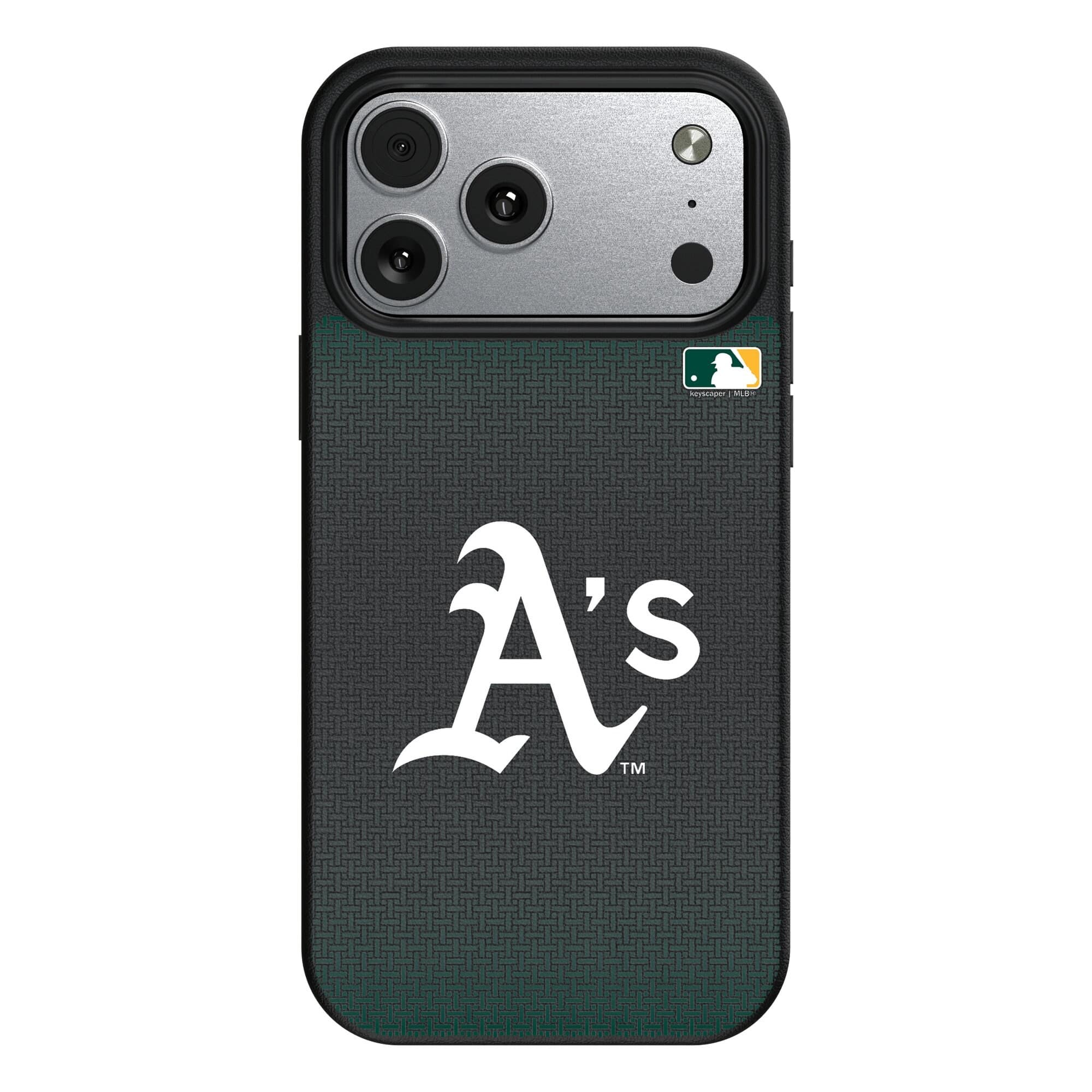 Keyscaper - MLB - Athletics Linen Logo iPhone Magnetic Bump Case - 17 Pro Max - Black price history on PriceWatchPro