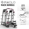 MIKOLLO RACK BUNDLE
M4 Smith Machine
1200 LBS WEIGHT CAPACITY
FID Weight Bench
Cable Accessories