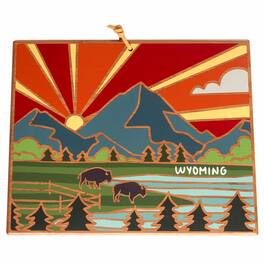 Totally Bamboo - Wyoming Cutting Board with Artwork by Summer Stokes