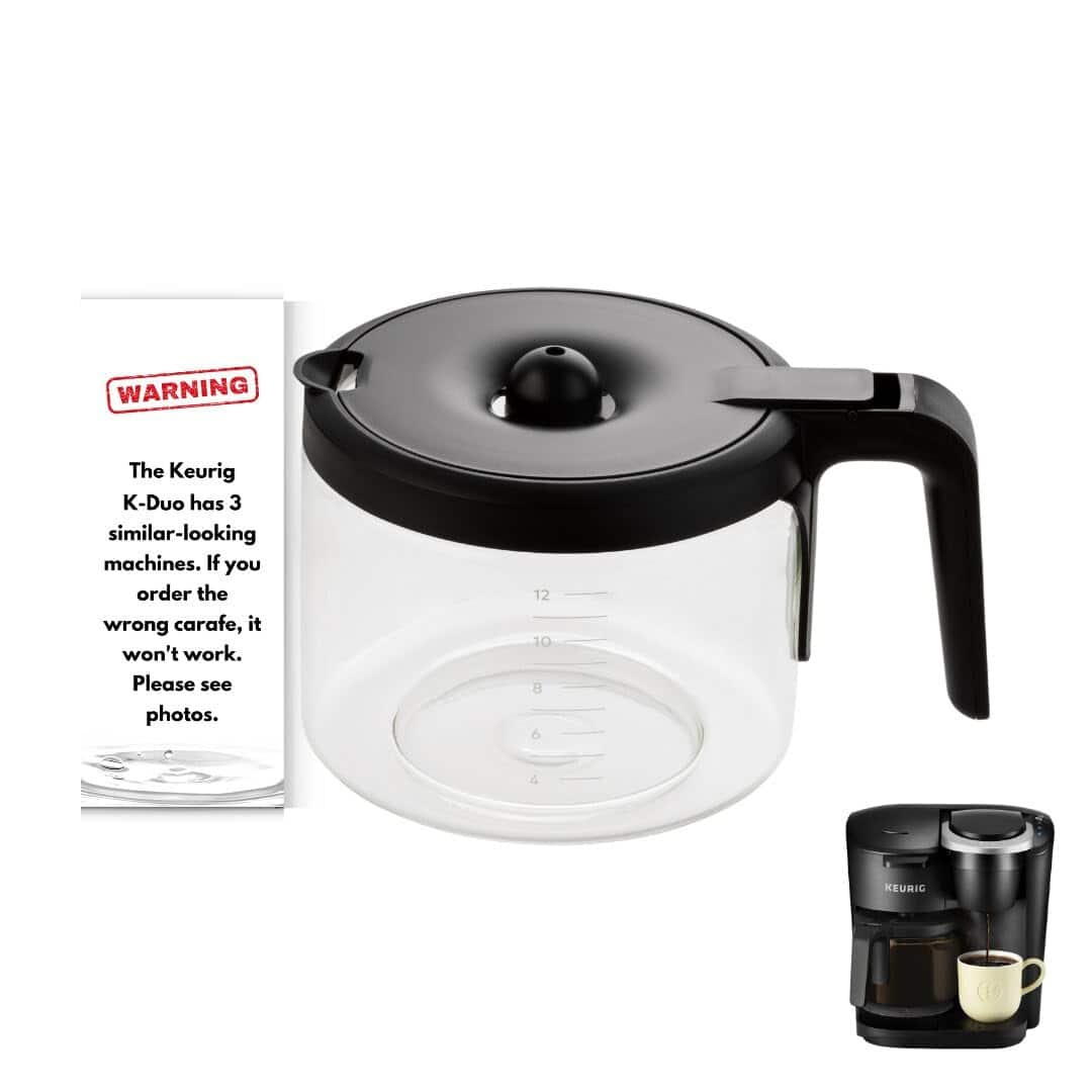 Dapper Styles - Replacement 12-cup Coffee Pot Carafe For K-duo & Hot Cold Brewer Models (k-duo Essentials) - Default