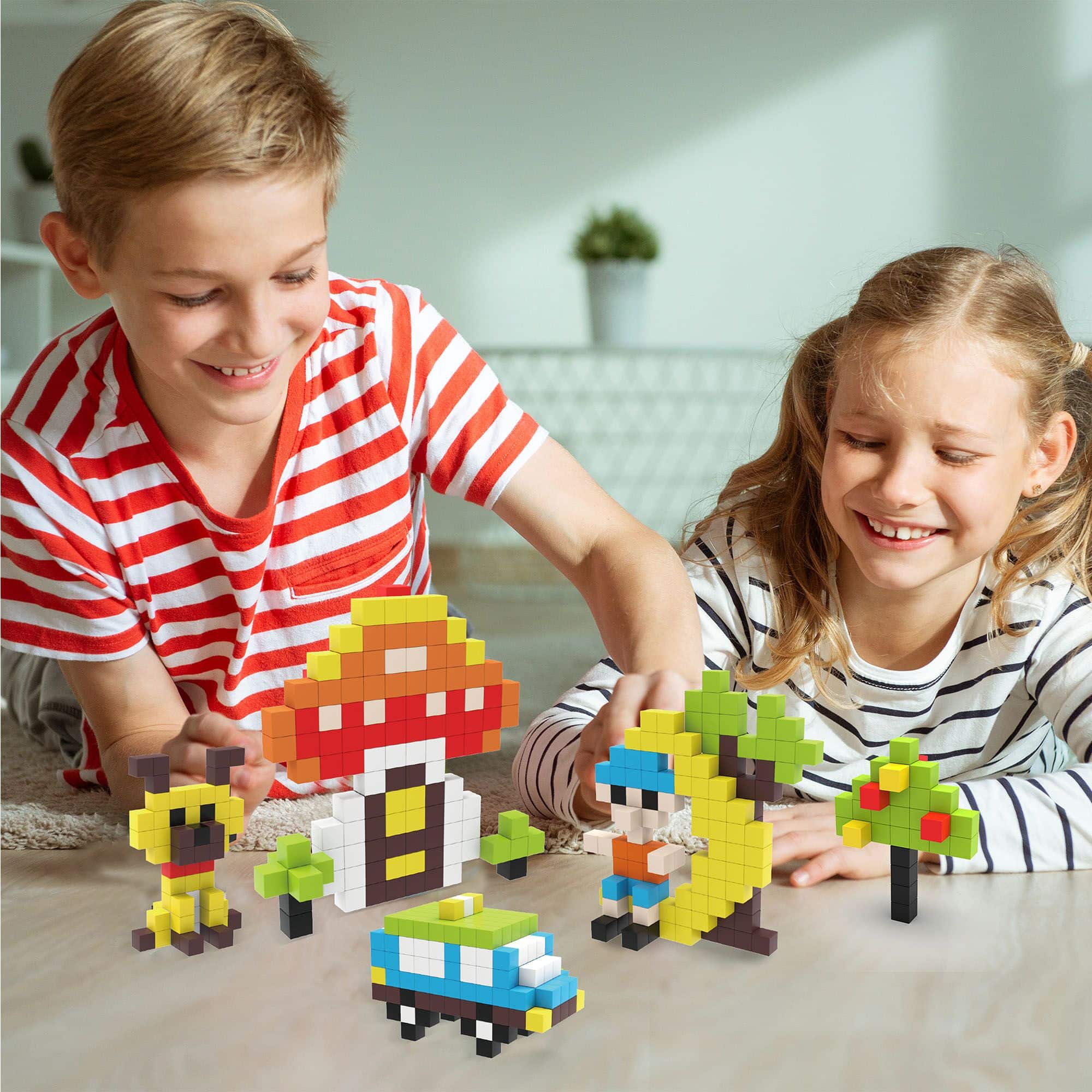 PicassoTiles - 400 PC Magnetic Blocks, Magnetic Building Blocks for Kids, Magnet Toy for Kids 3+