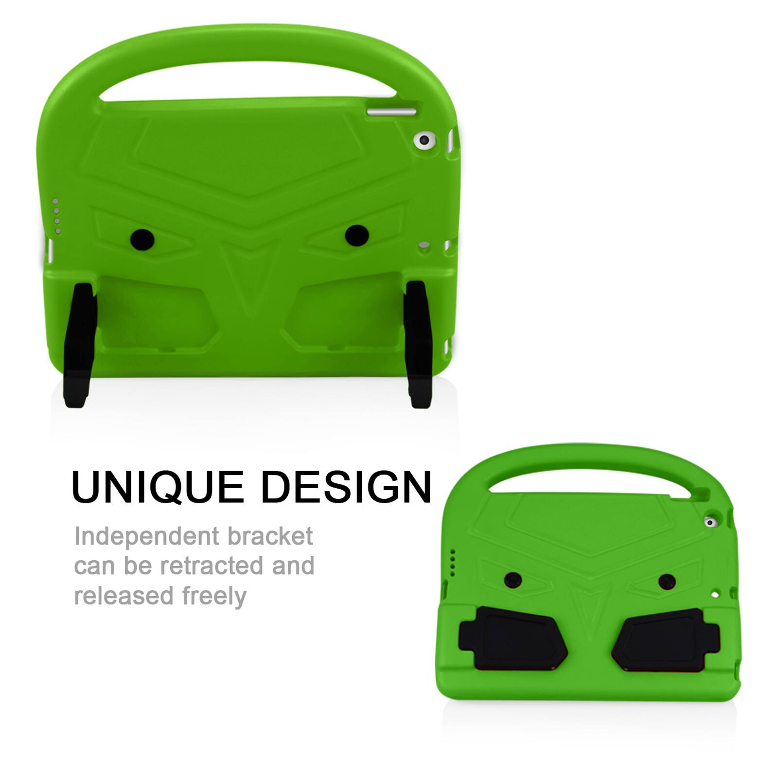 UNIQUE DESIGN  
Independent bracket can be retracted and released freely