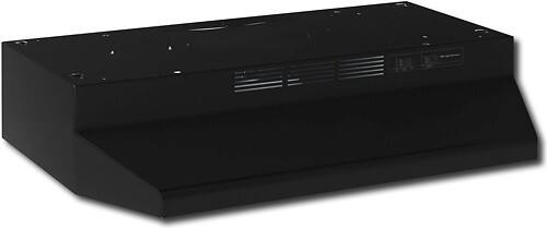 Angle Standard. Frigidaire - 30" Recirculating Range Hood - Black.