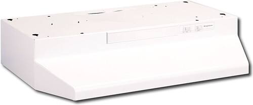 Angle Standard. Frigidaire - 30" Externally Vented Range Hood - White.