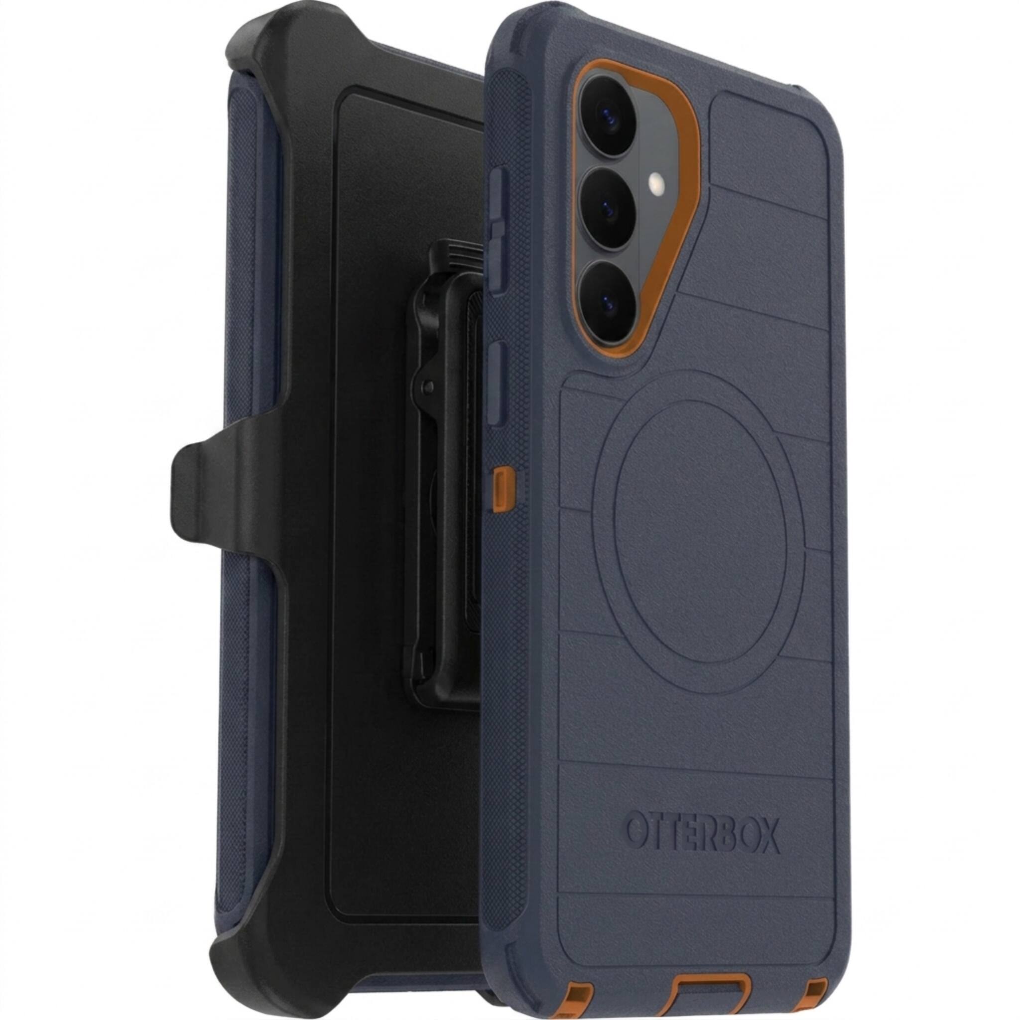Navy Canyon (Blue & Orange)