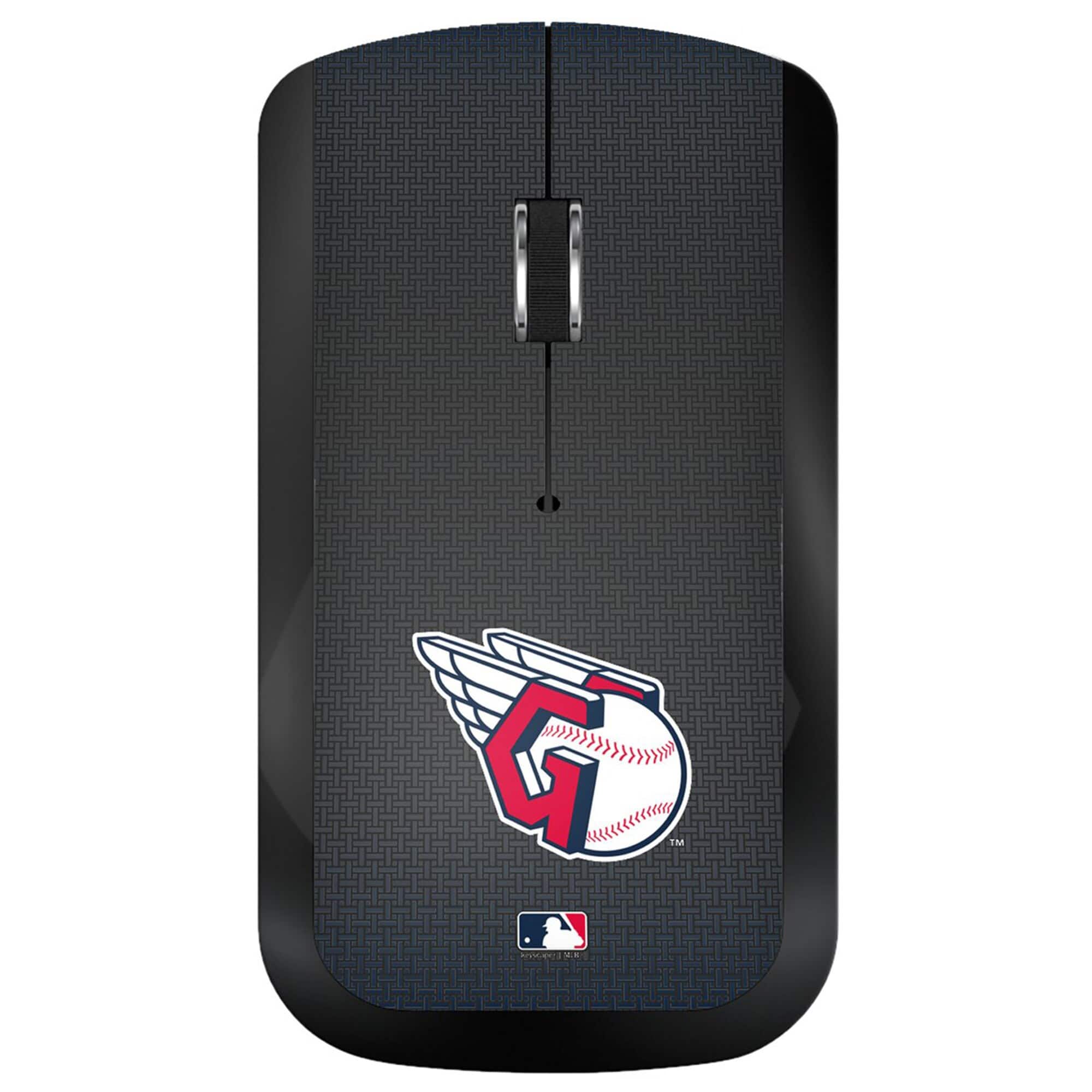 Keyscaper - Cleveland Guardians Wireless USB Computer Mouse - Wireless - Black