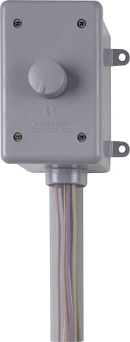 Russound - Weather-Resistant Volume Control - Gray - Larger Front