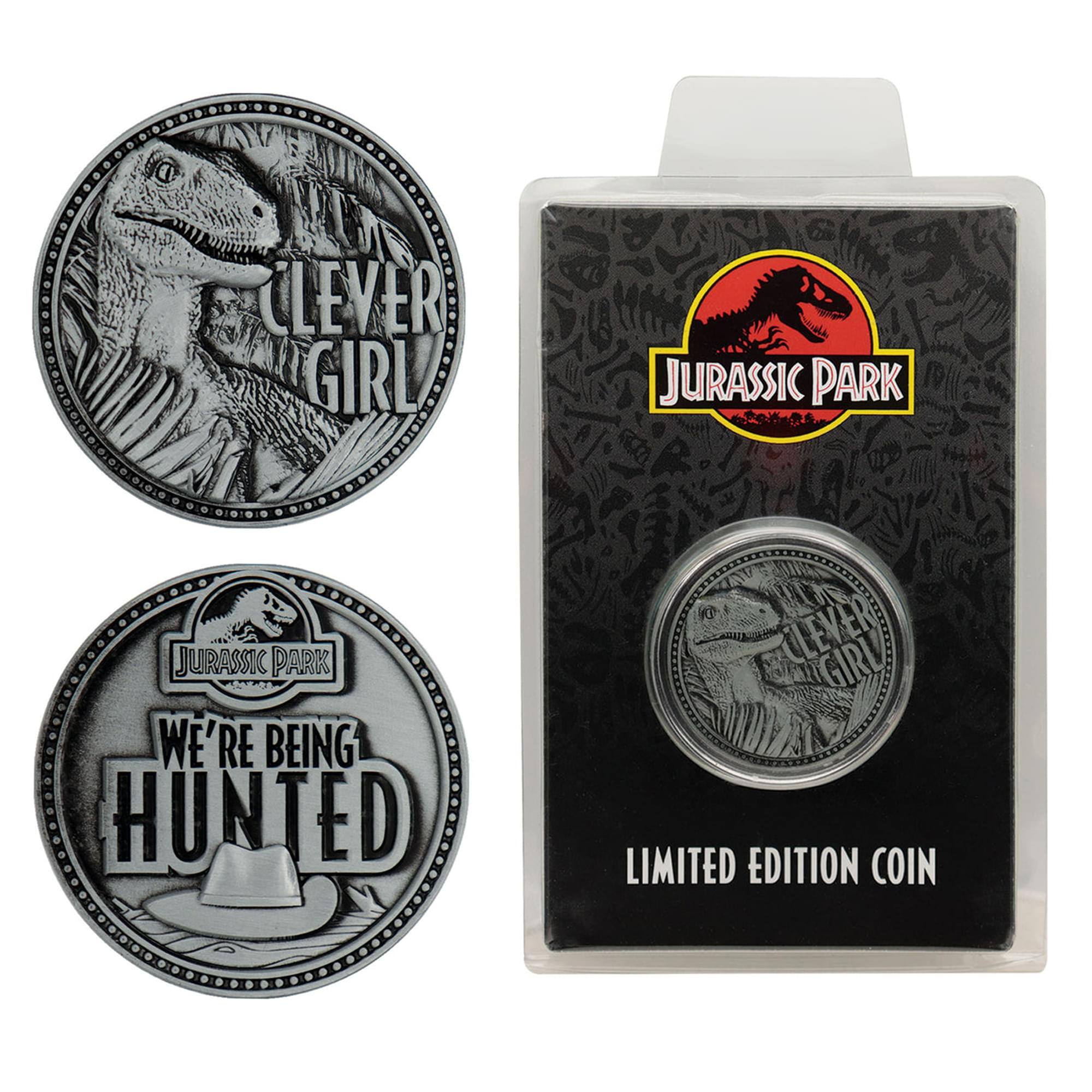 CLEVER GIRL JURASSIC PARK  
WE'RE BEING HUNTED  
LIMITED EDITION COIN