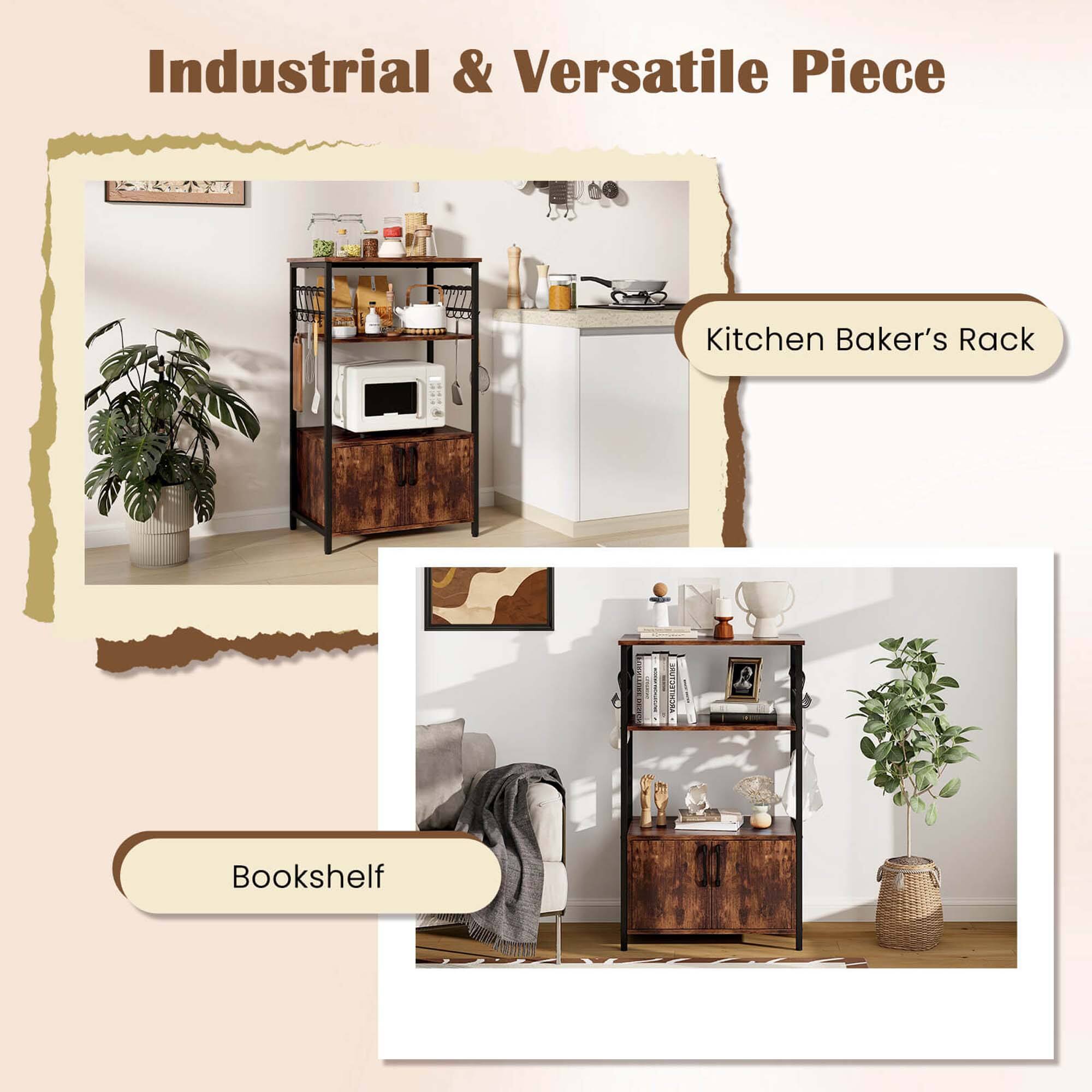 Industrial & Versatile Piece

Kitchen Baker's Rack
Bookshelf