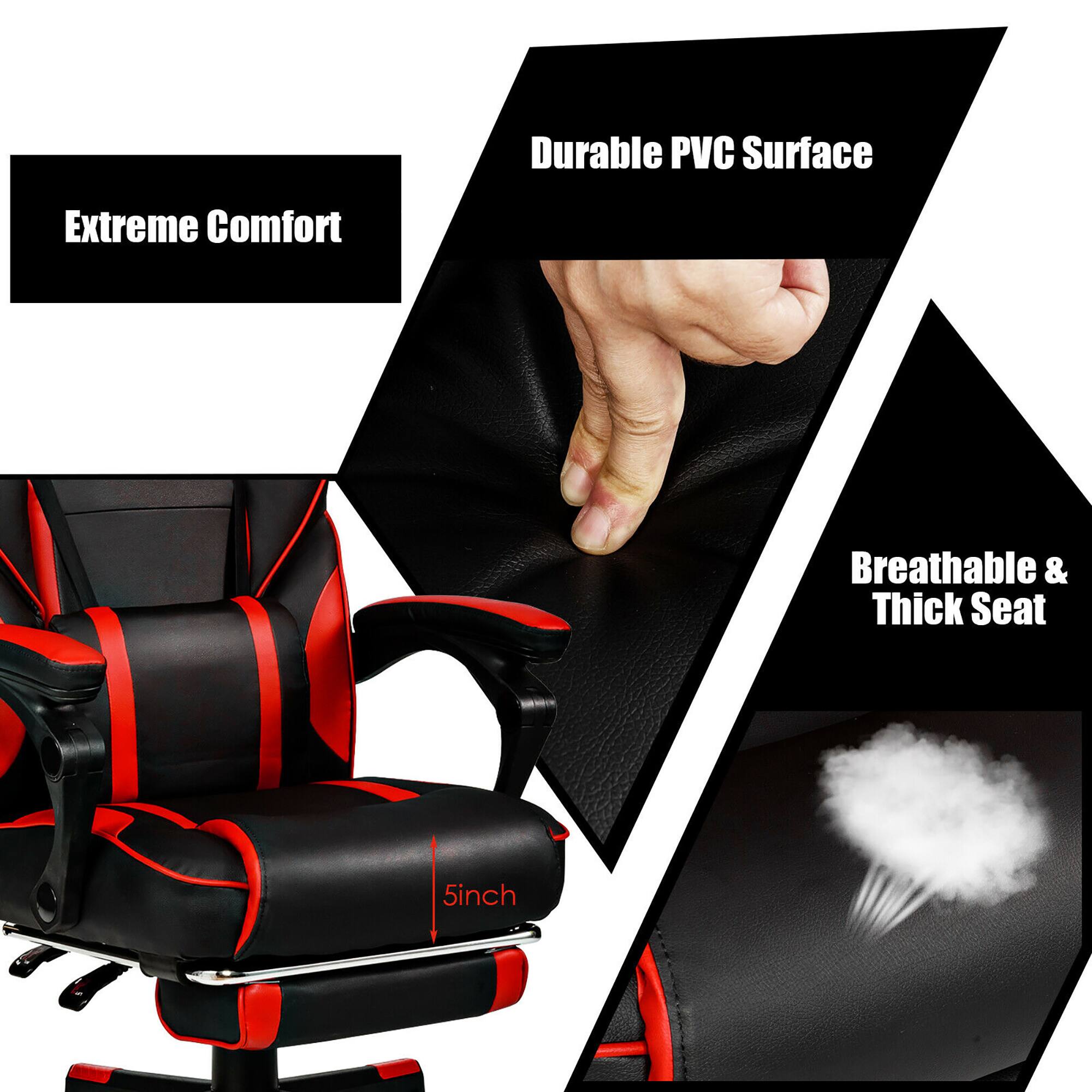 Durable PVC Surface Extreme Comfort Breathable & Thick Seat 5inch