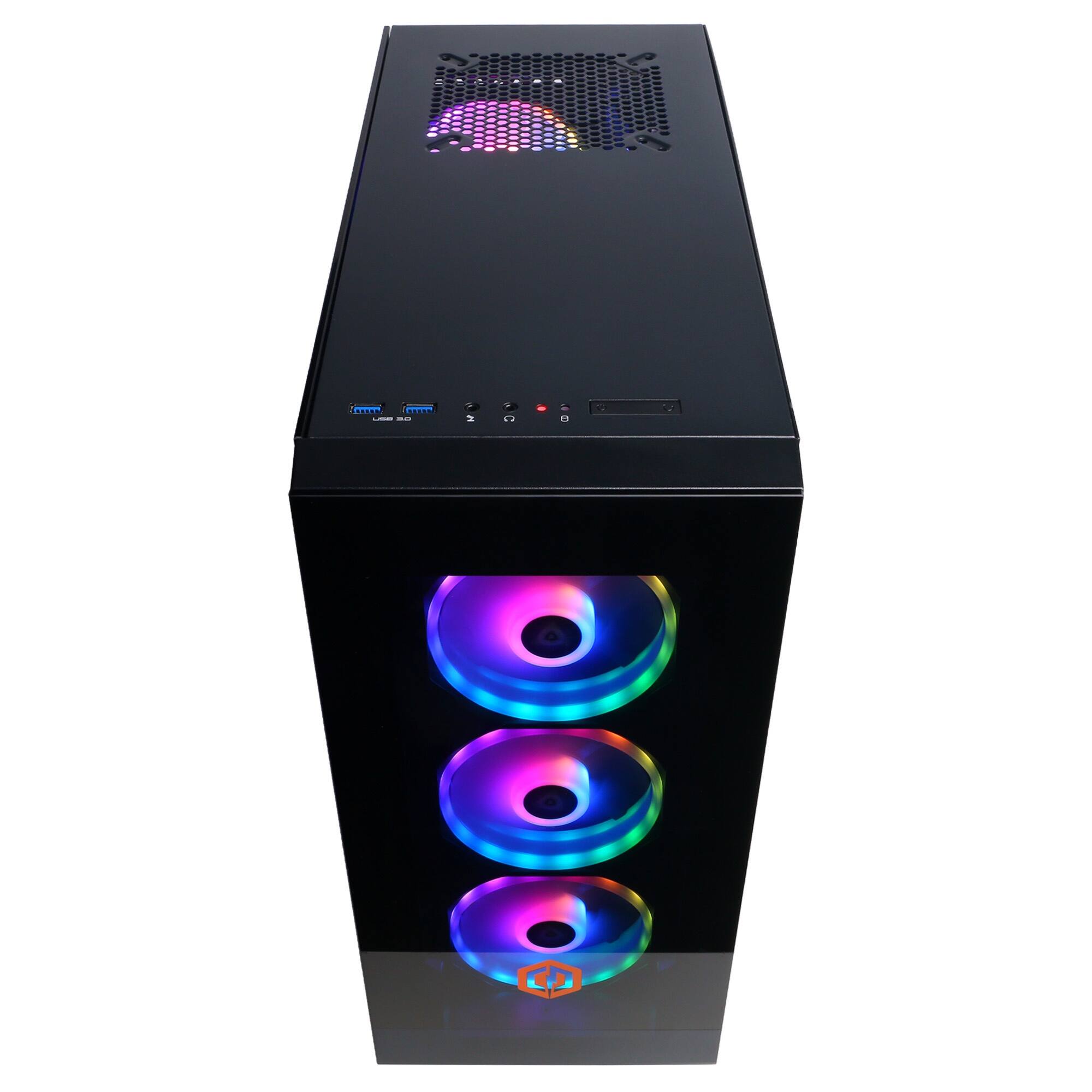 Alt View 2. CyberPowerPC - Gaming Desktop - Intel Core 5 120 - NVIDIA GeForce RTX 5060 8GB - 16GB DDR5 - 1TB PCIe 4.0 SSD.