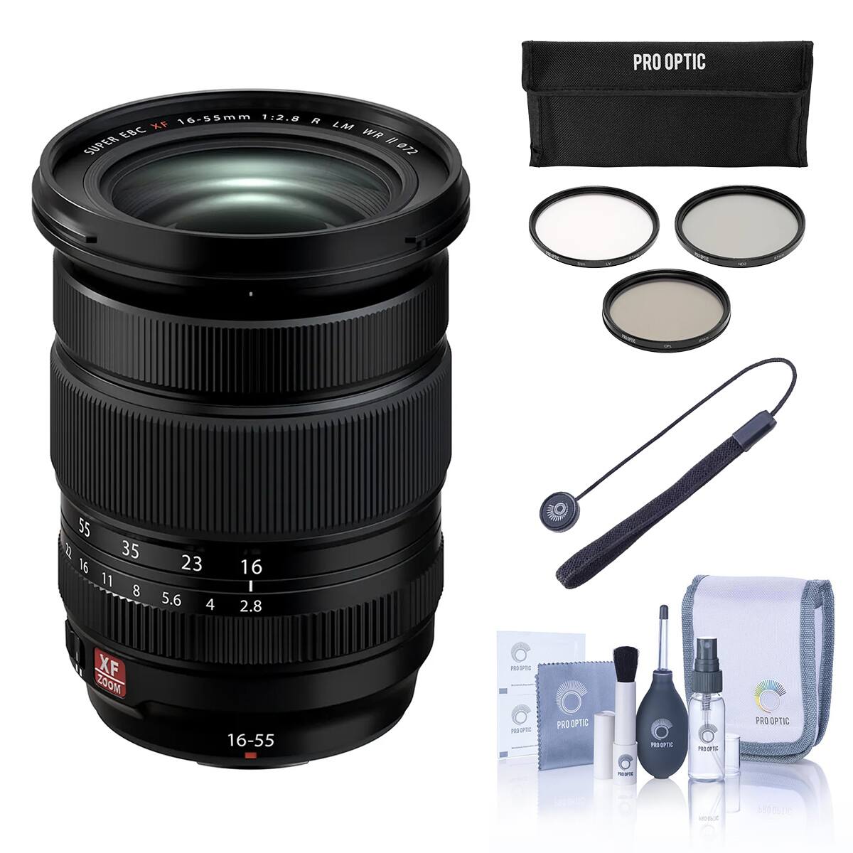 PRO OPTIC  
16-55mm 1:2.8 R XF EBC SUPER  
LM WR II 072  
55 22 35 16 23 11 8 5.6 4  
16 I 2.8  
XF ZOOM  
16-55  
PRO OPTIC  
PRO OPTIC  
PRO OPTIC  
PRO OPTIC  
RFC  
10  
580 06/10