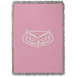 Chad & Jake - Florida Atlantic Owls Woven Blanket - Pink