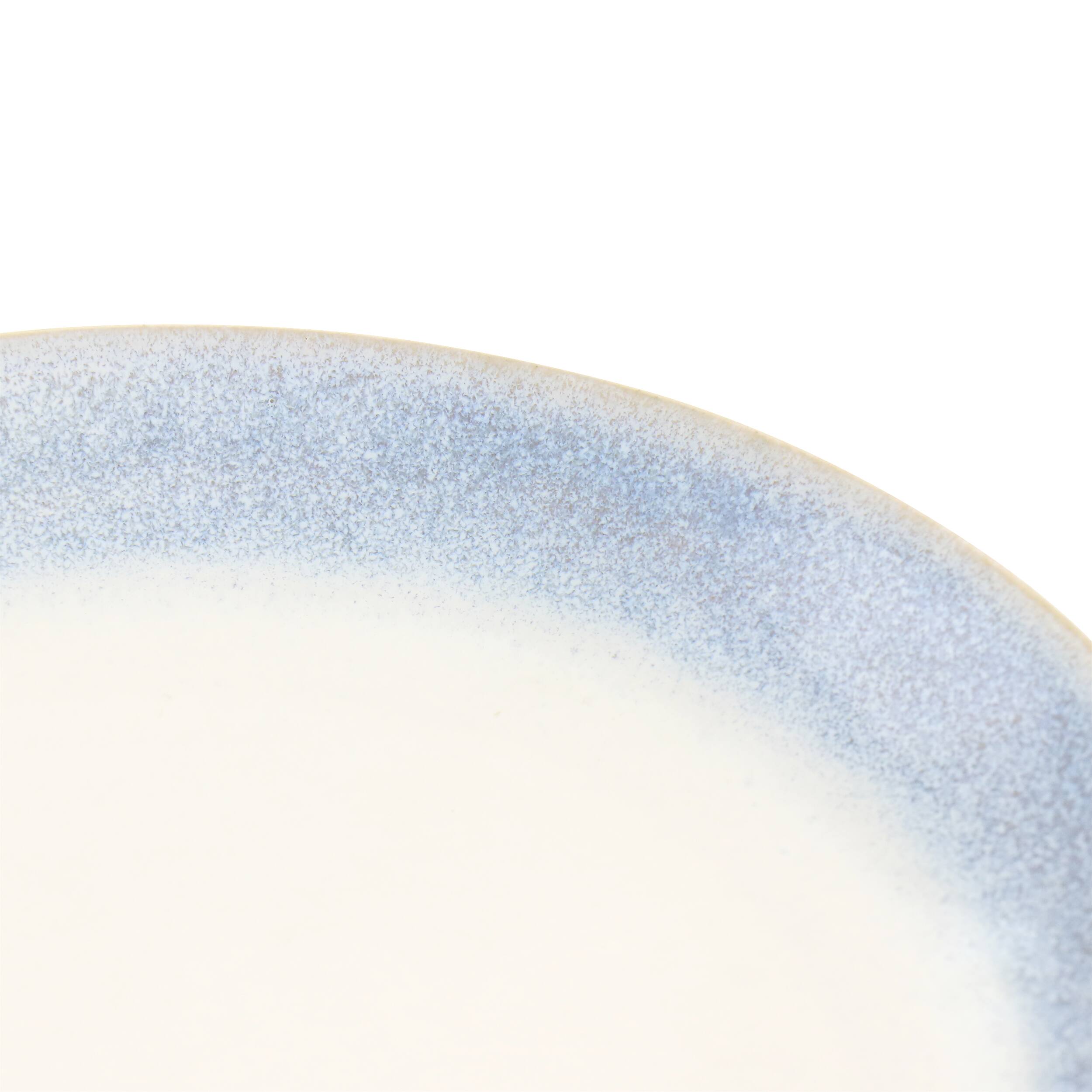 Alt View 4. Martha Stewart - Martha Stewart Blue Rim 8.25 Inch 6 Piece Stoneware Salad Plate Set in Blue - Blue.