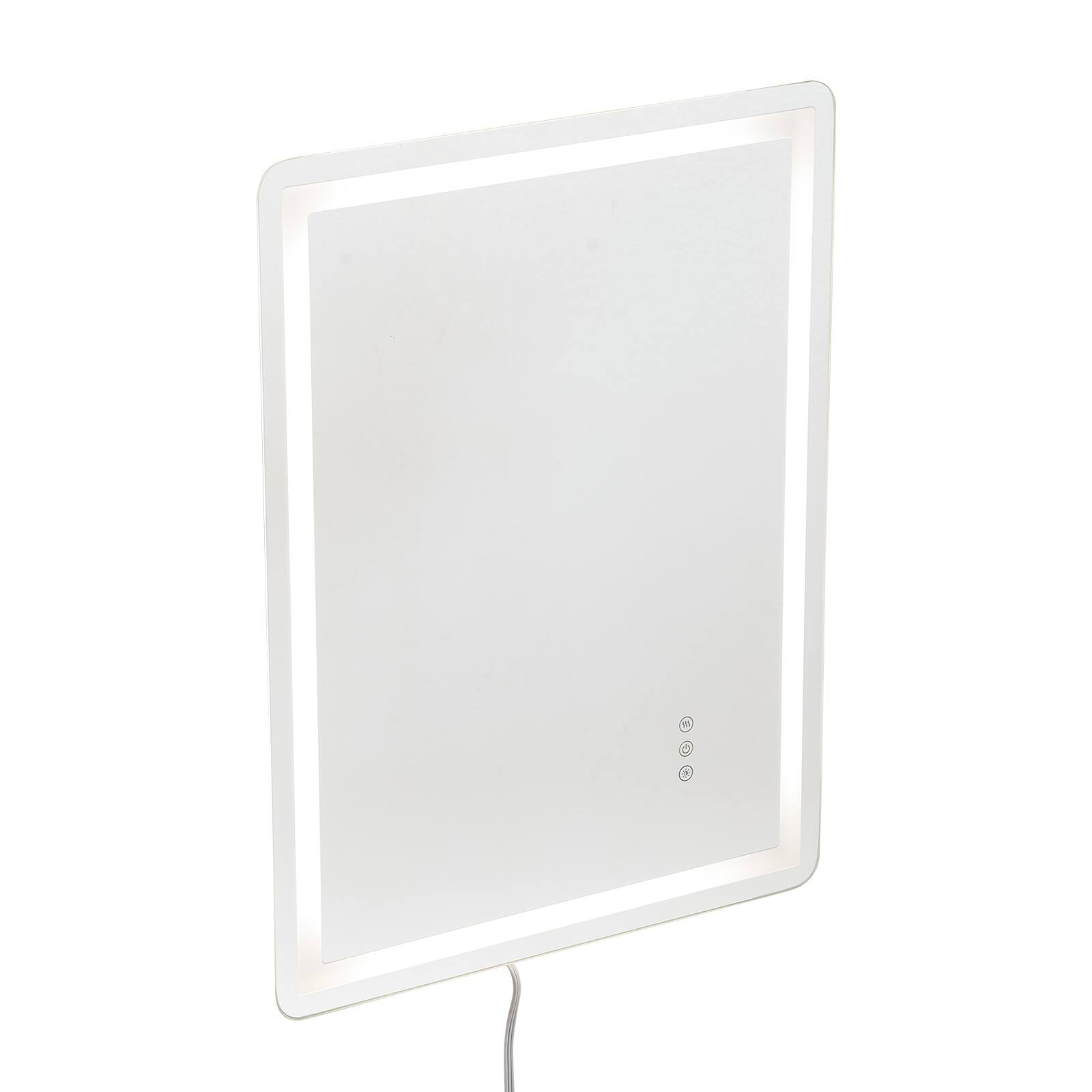 Alt View 5. VEVOR - LED Bathroom Mirror, 24" x 32" LED Bathroom Vanity Mirror with Frontlit and Backlit, Anti-Fog Memory Mirror with Lights - White + matte.