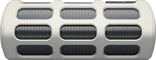  Philips - ShoqBox Wireless Portable Speaker for Most Bluetooth-Enabled Devices - White