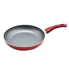 Oster - Sato 10 Inch Aluminum Frying Pan in Metallic - Red