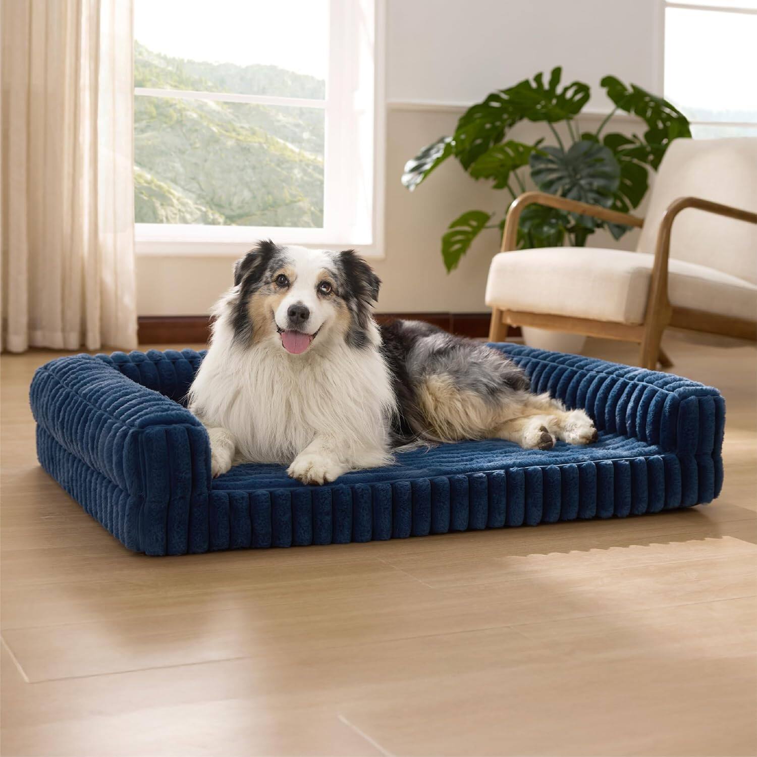 Thumbnail for Corduroy Dog Crate Liners With Removable Corduroy Cover