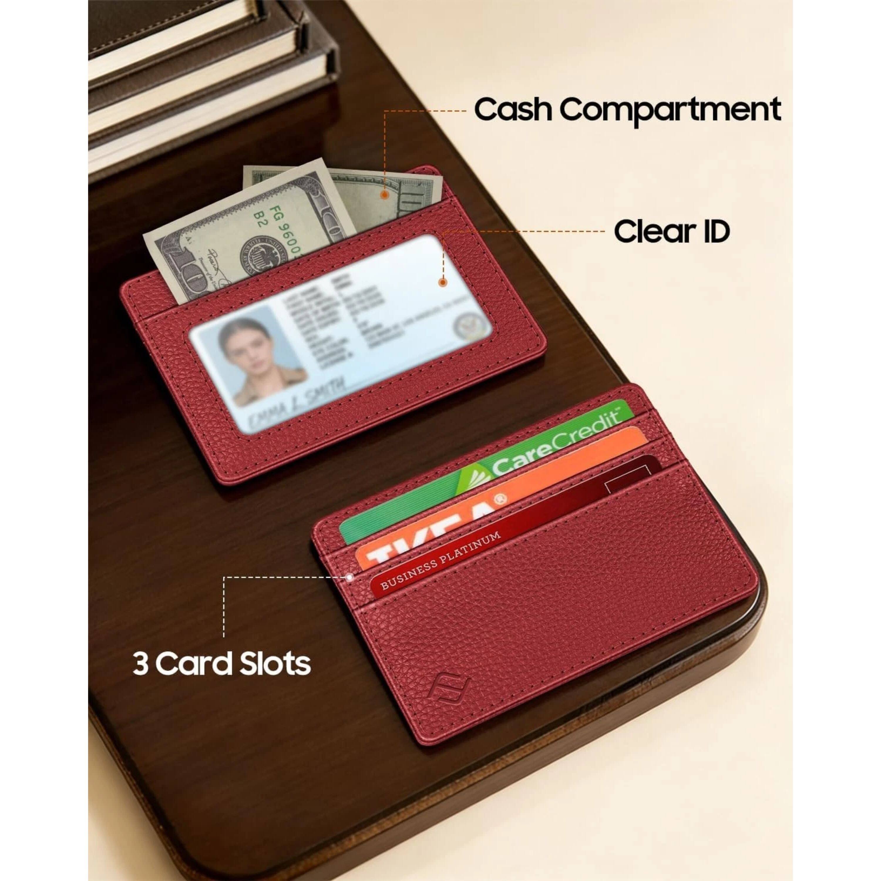 Cash Compartment B2 FG 9600 Clear ID E I SMITH EMMA CareCredit TV/F PLATINUM BUSINESS 3 Card Slots