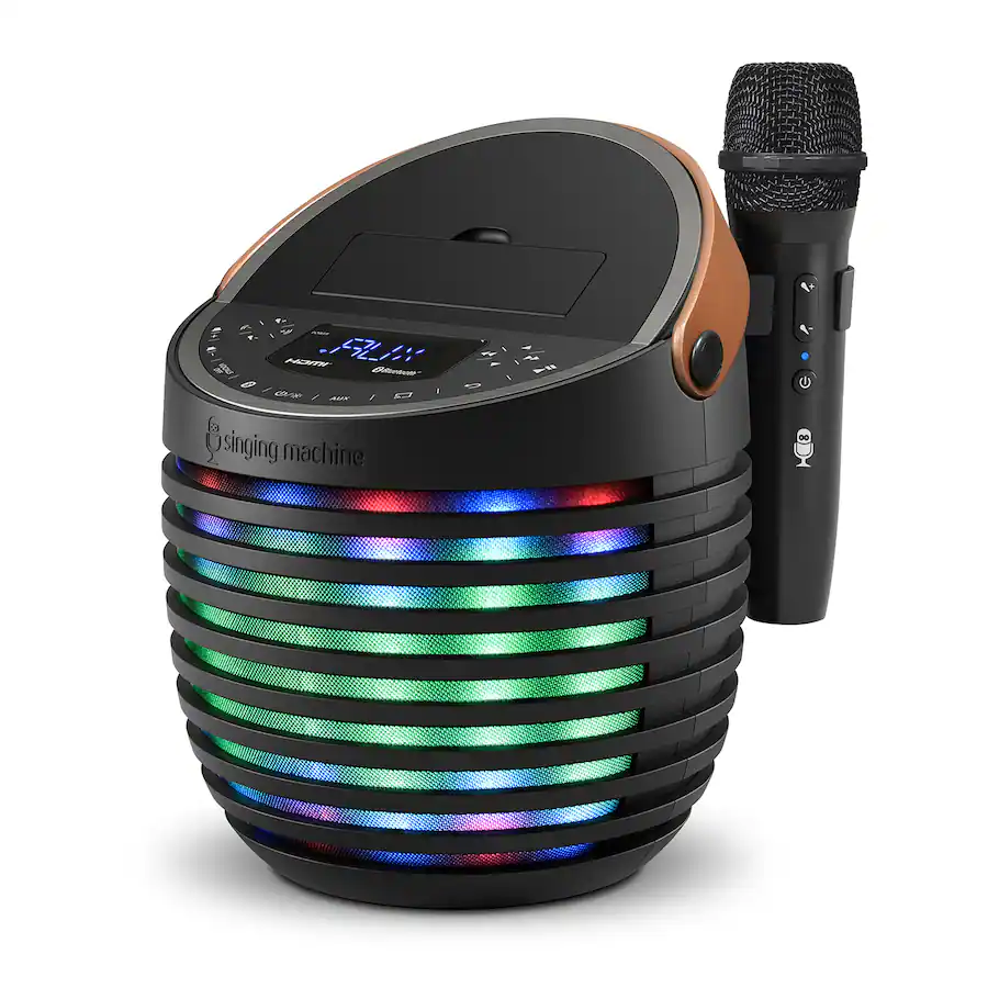 Handheld Singing Machine Singing Machine SingCast One – The Ultimate Karaoke Party Machine with ...