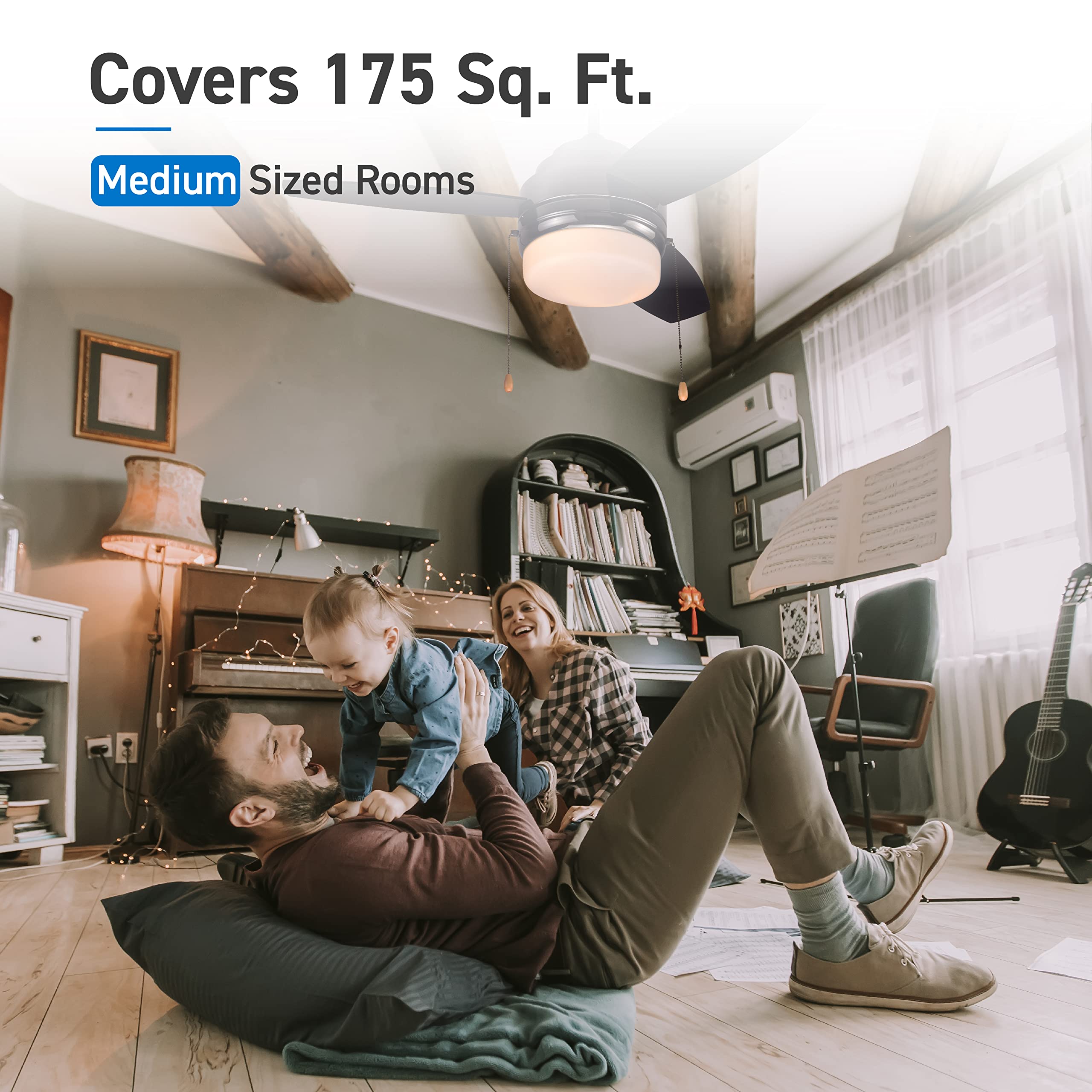 Covers 175 Sq. Ft. Medium Sized Rooms