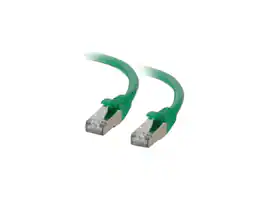 Cables to Go - C2G 00826 Cat6 Cable - Snagless Shielded Ethernet Network Patch Cable, Green (2 Feet, 0.60 Meters)