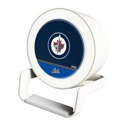 Keyscaper - Winnipeg Jets Night Light Wireless Charger And Bluetooth Speaker - Multicolor
