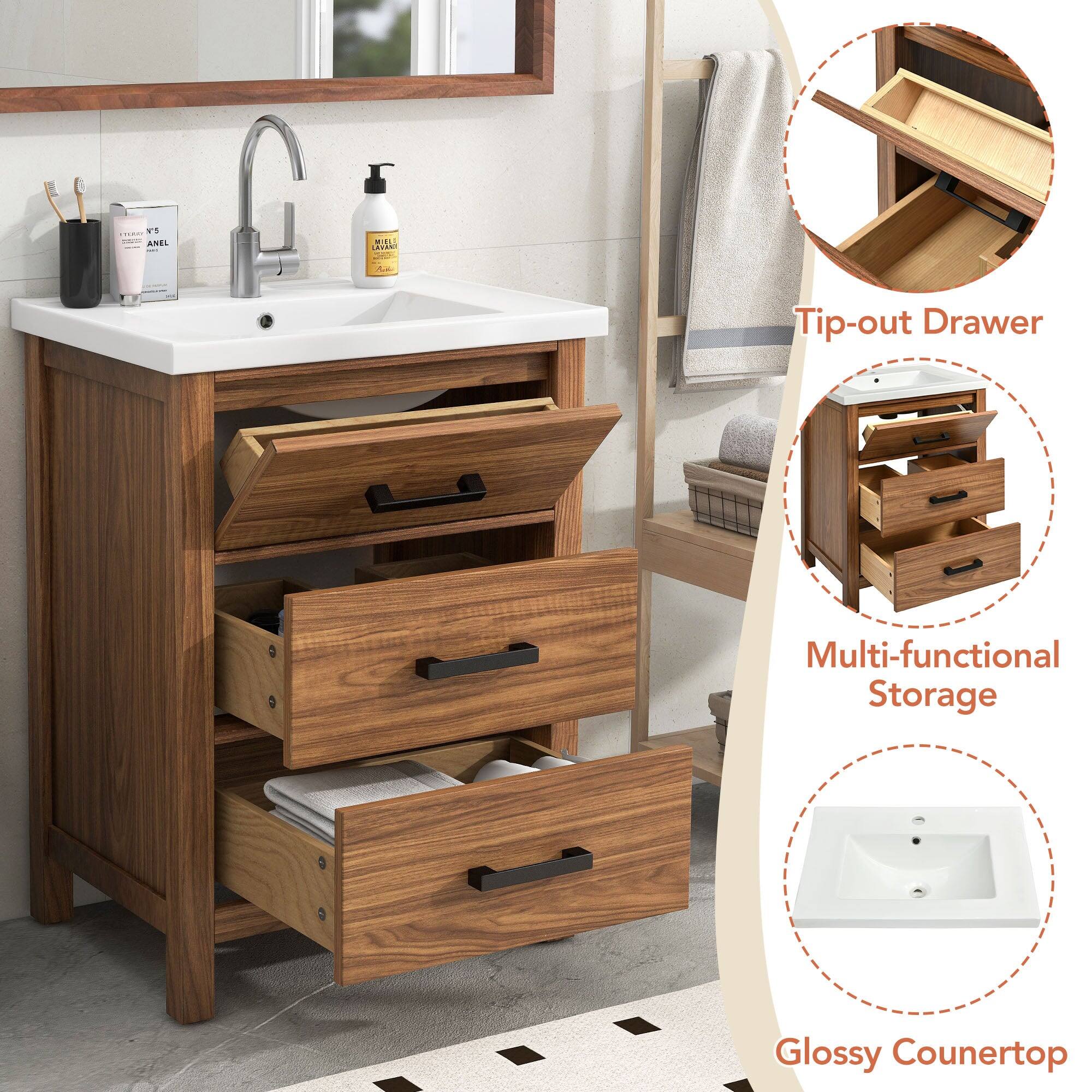 - ANEL ITIL dd. -- Tip-out Drawer Multi-functional Storage Glossy Countertop