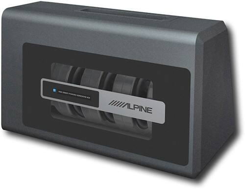 Angle Standard. Alpine - 250W Subwoofer with Integrated PDX Digital Amplifier and Enclosure.