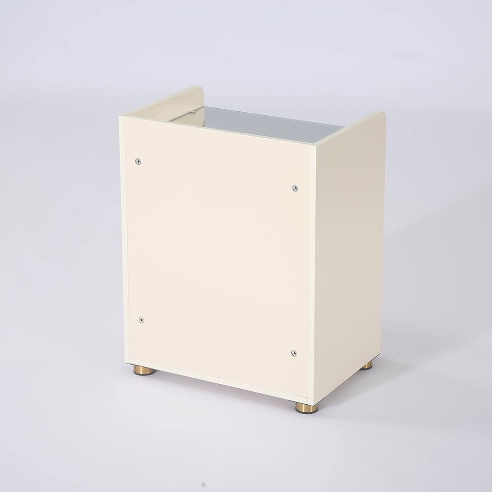 Alt View 2. Kadyn - Kadyn End Table, Side Table Slim Chair Side Table, No Assembly Required, Bedside Table for Living Room Bedroom - Beige.