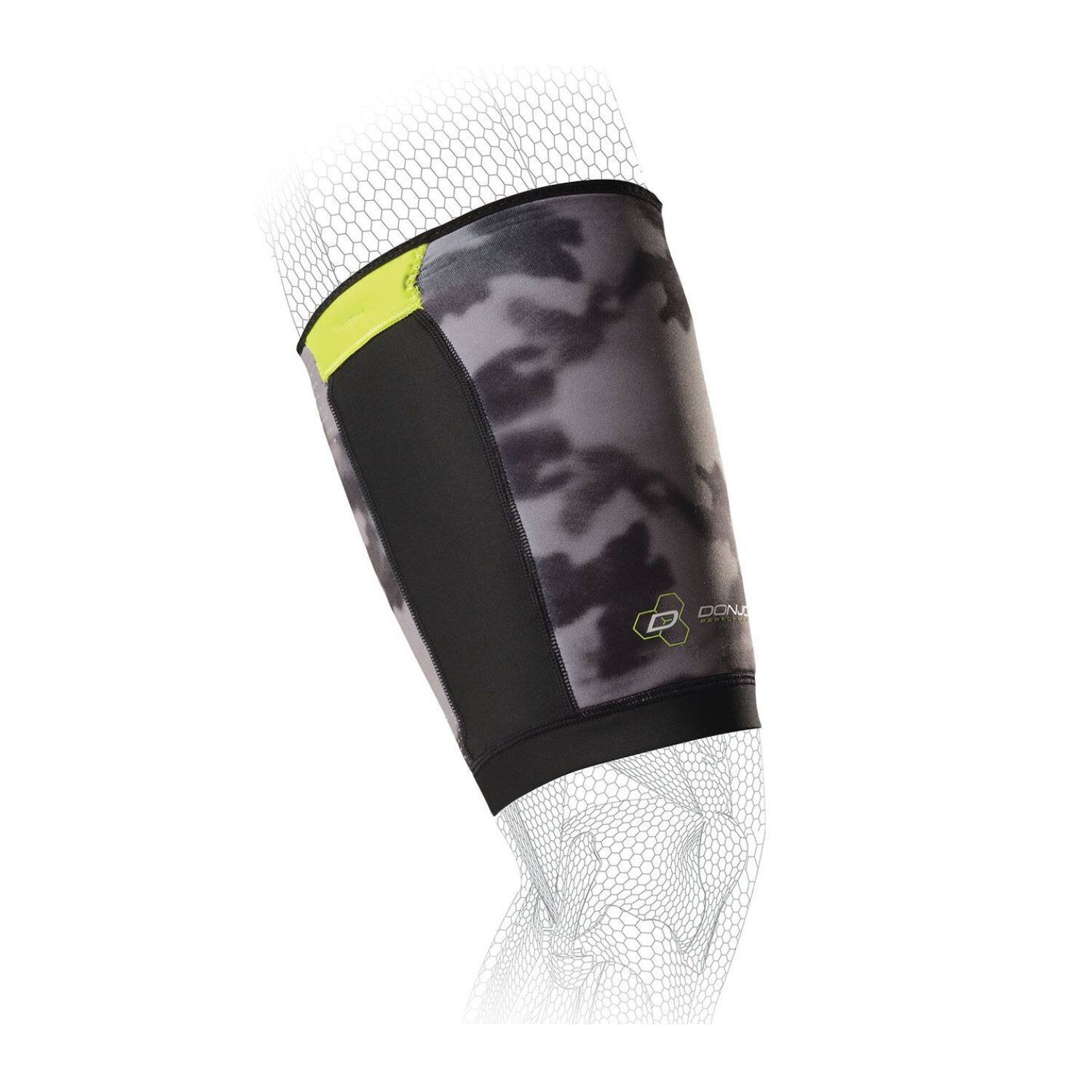 Angle. DonJoy - Donjoy Performance Anaform Compression Thigh Sleeve (Black, XL) - Black.