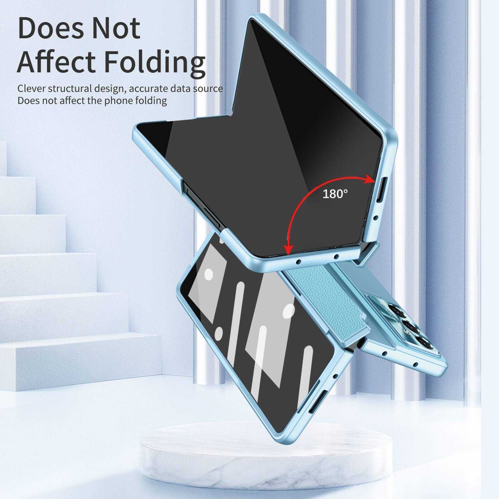 Does Not Affect Folding

Clever structural design, accurate data source
Does not affect the phone folding

180°