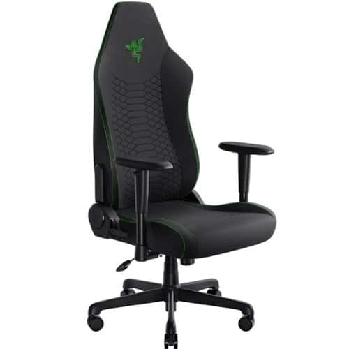 Razer - Iskur V2 X Ergonomic Gaming Chair with Multi-Layered Upholstery - Black/Green