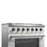 Alt View 8. Forno Appliances - Galiano 5.36 Cu. Ft. Freestanding Gas Range with Convection Oven - White.