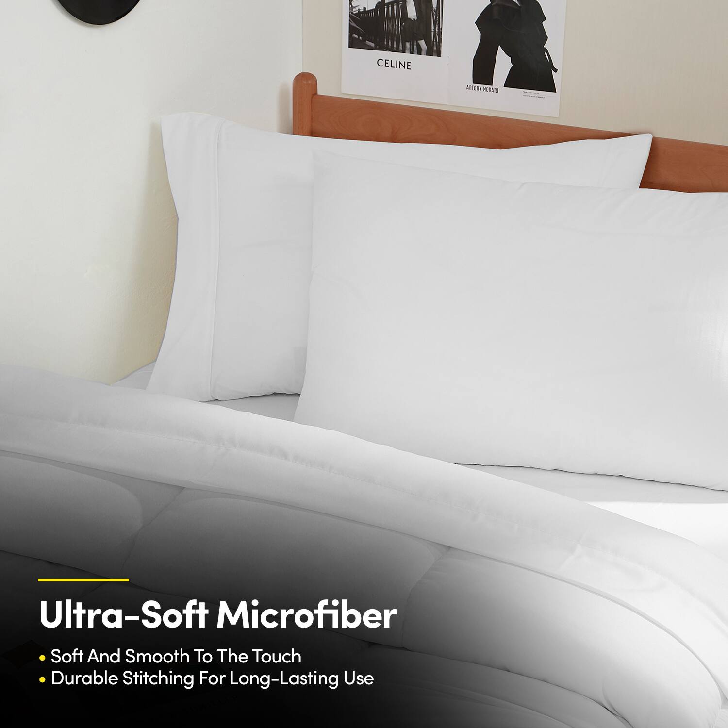 Ultra-Soft Microfiber  
- Soft And Smooth To The Touch  
- Durable Stitching For Long-Lasting Use