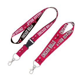 WinCraft - Chicago Bulls 2-Pack Lanyard with Detachable Buckle & Key Strap Set - Multicolor