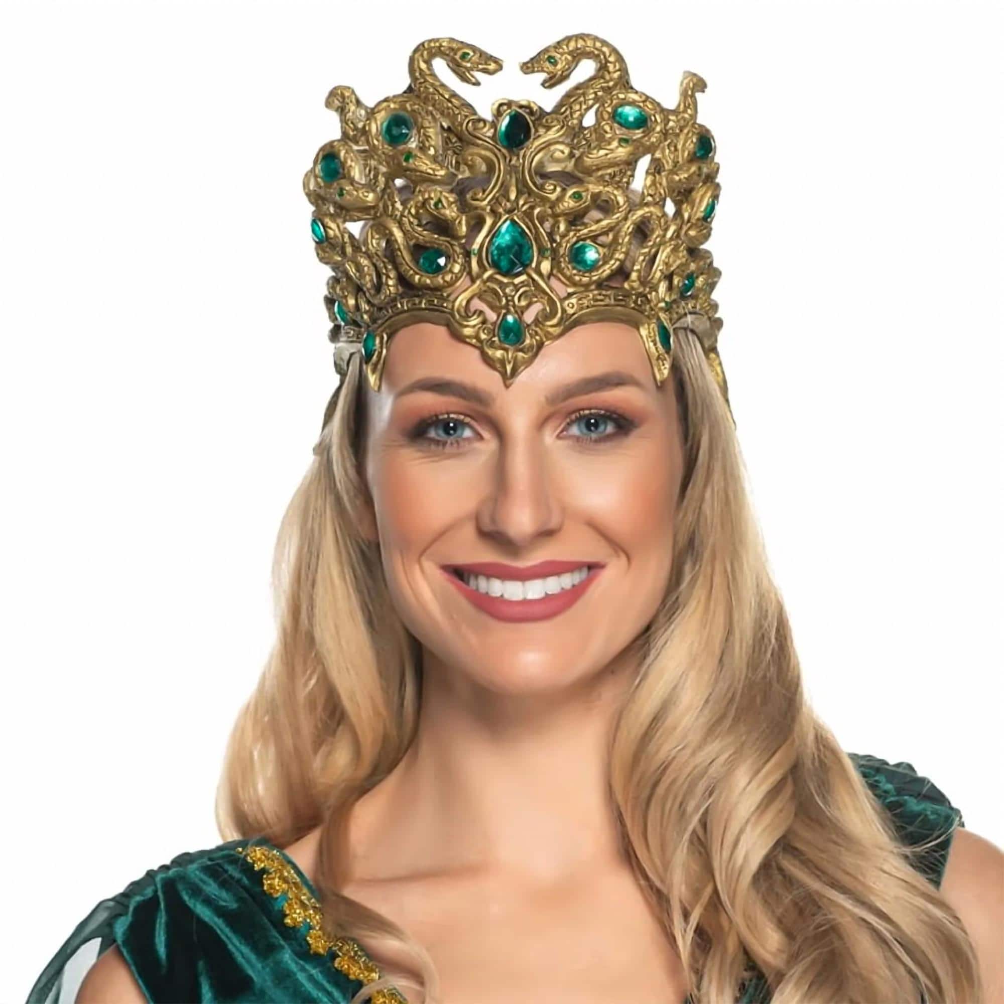 Underwraps - Medusa Snakes Adult Costume Headpiece - Gold