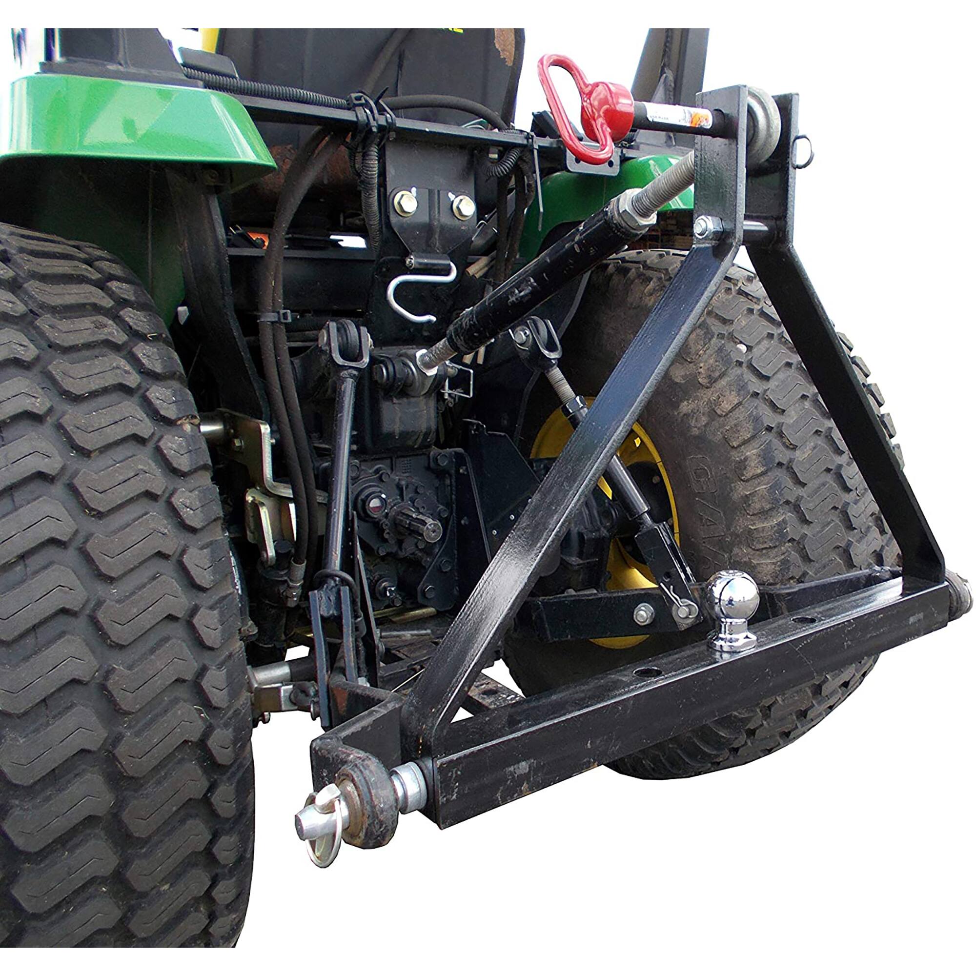 Alt View 4. Field Tuff - Field Tuff FTF-013PTH 3 Point Triangle Frame Lawn Tractor Trailer Hitch, Black - Black.