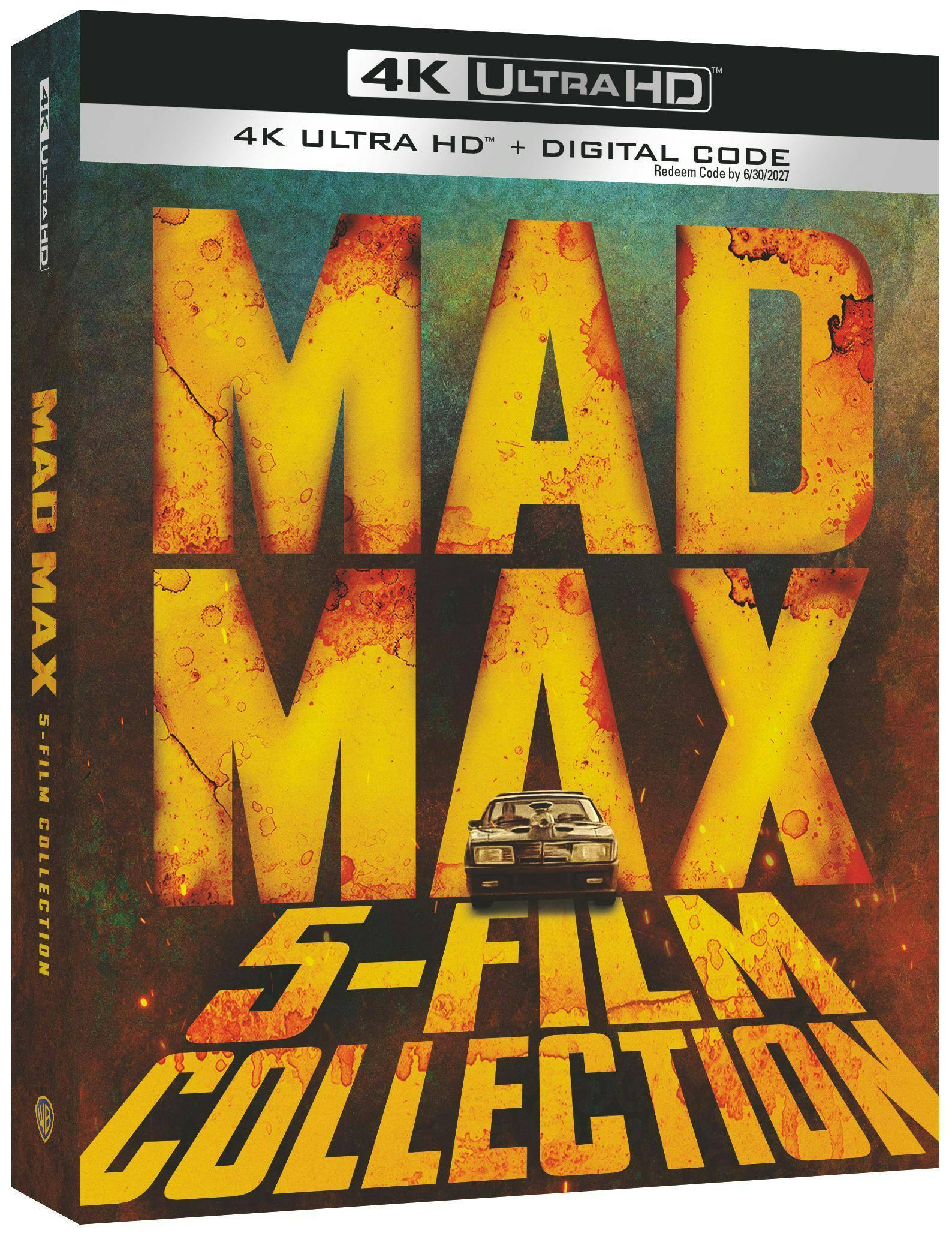 Angle. Mad Max 5-Film Collection   - 4K Blu-Ray.