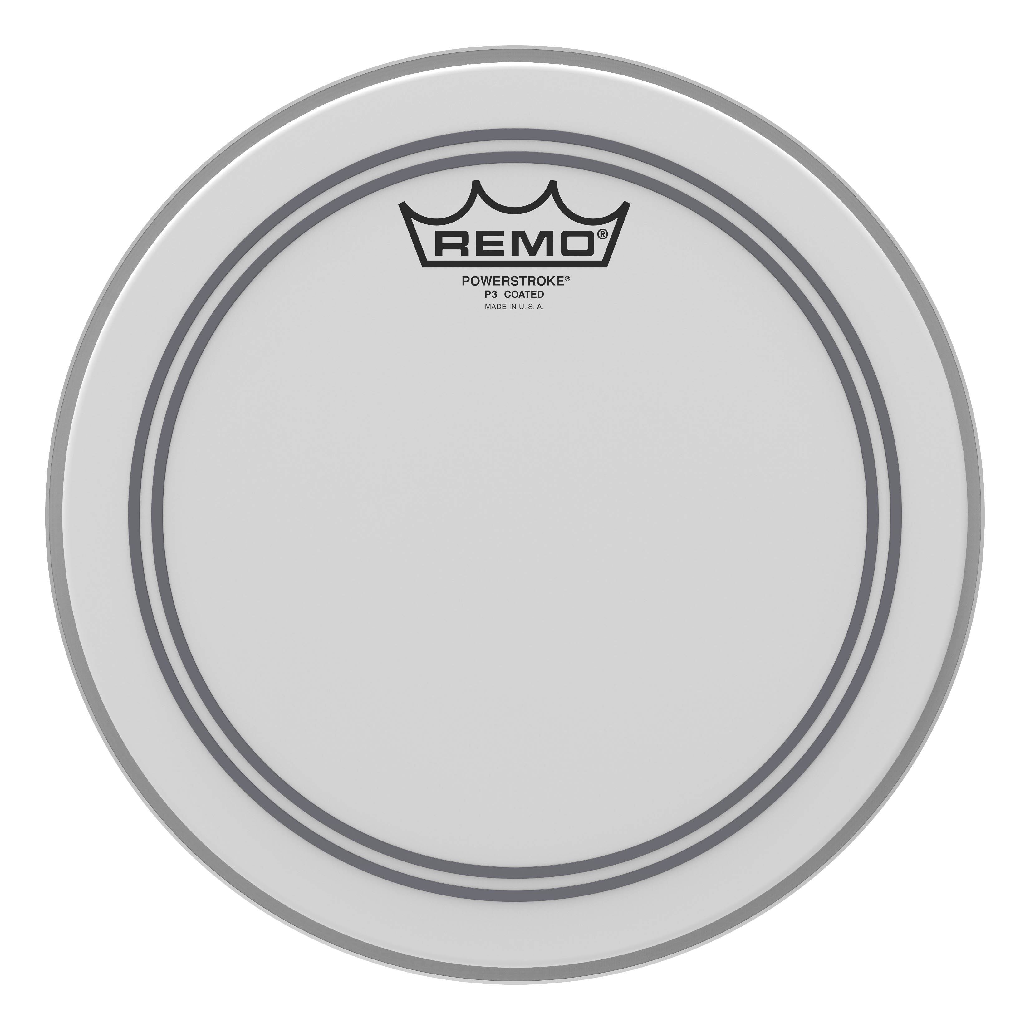 REMO POWERSTROKE P3 COATED  
MADE IN U.S.A.