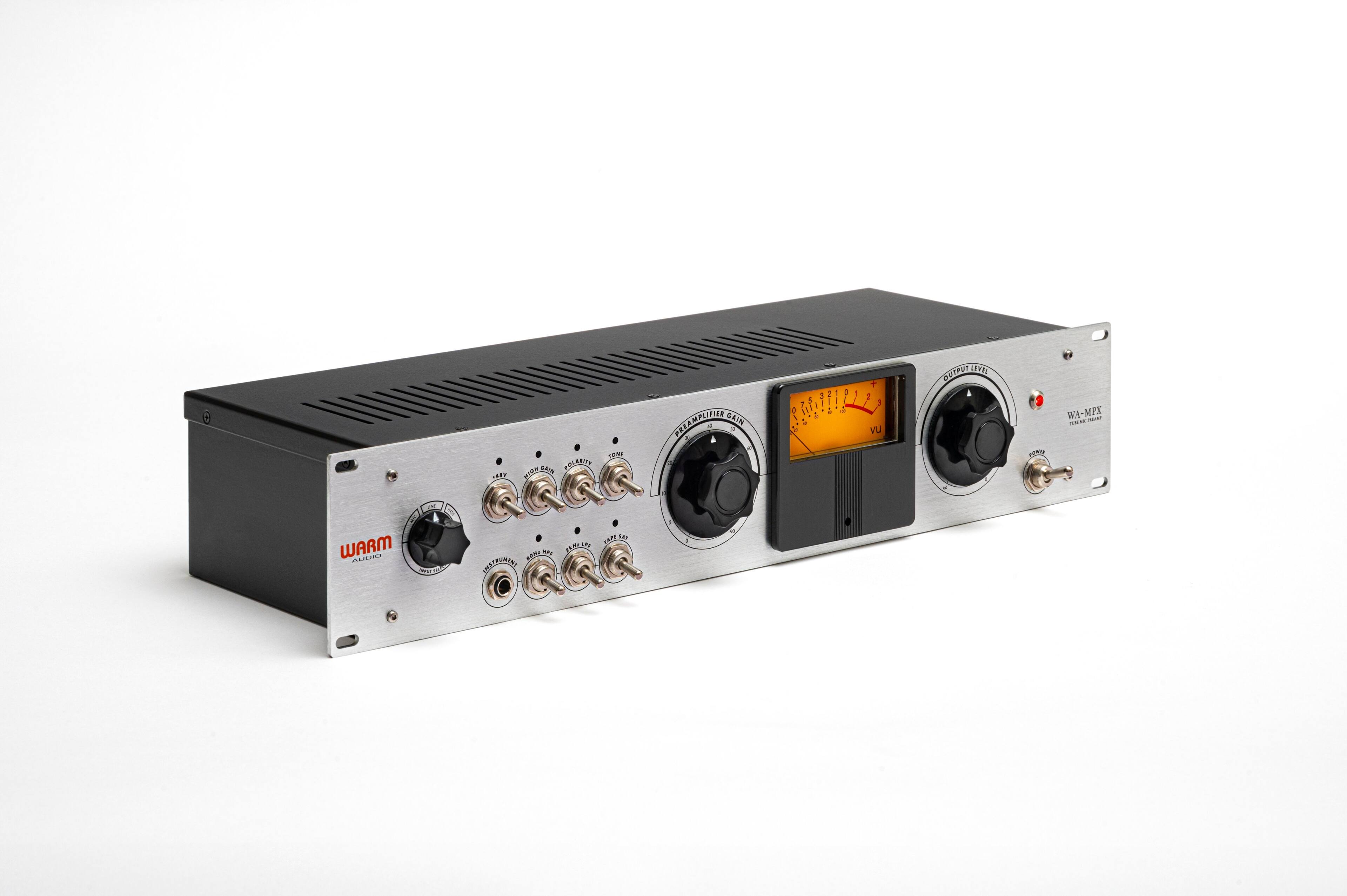 Warm Audio WA MPX Single Channel Tube Mic Preamp Silver WA-MPX