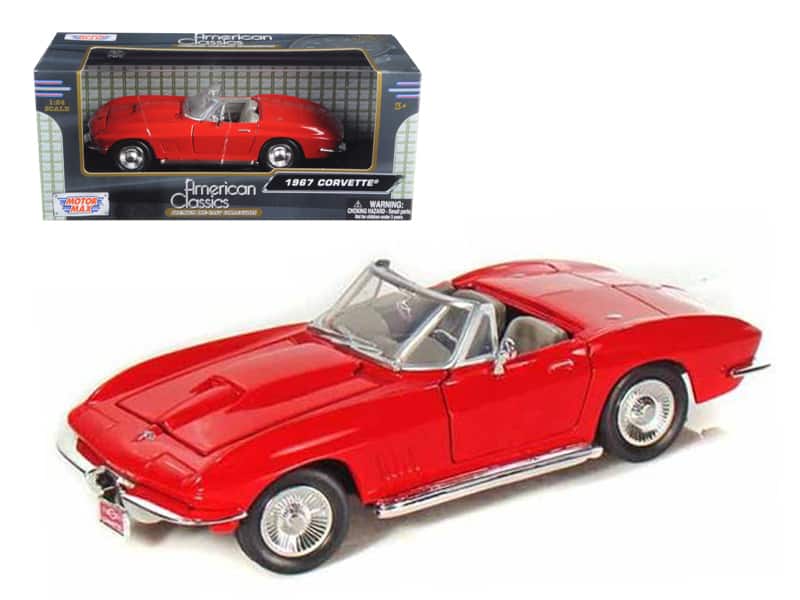 1967 Chevrolet Corvette Convertible Red 1/24 Diecast Model Car by Motormax price history on PriceWatchPro